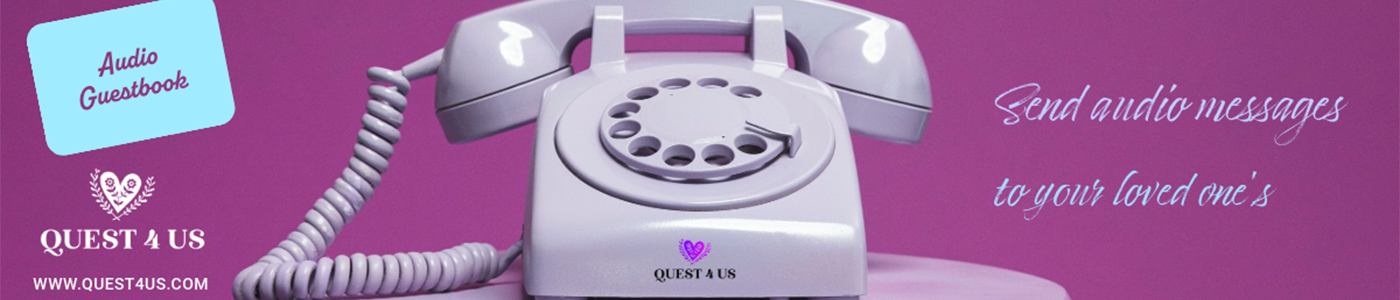 Quest4Us free audio guestbook