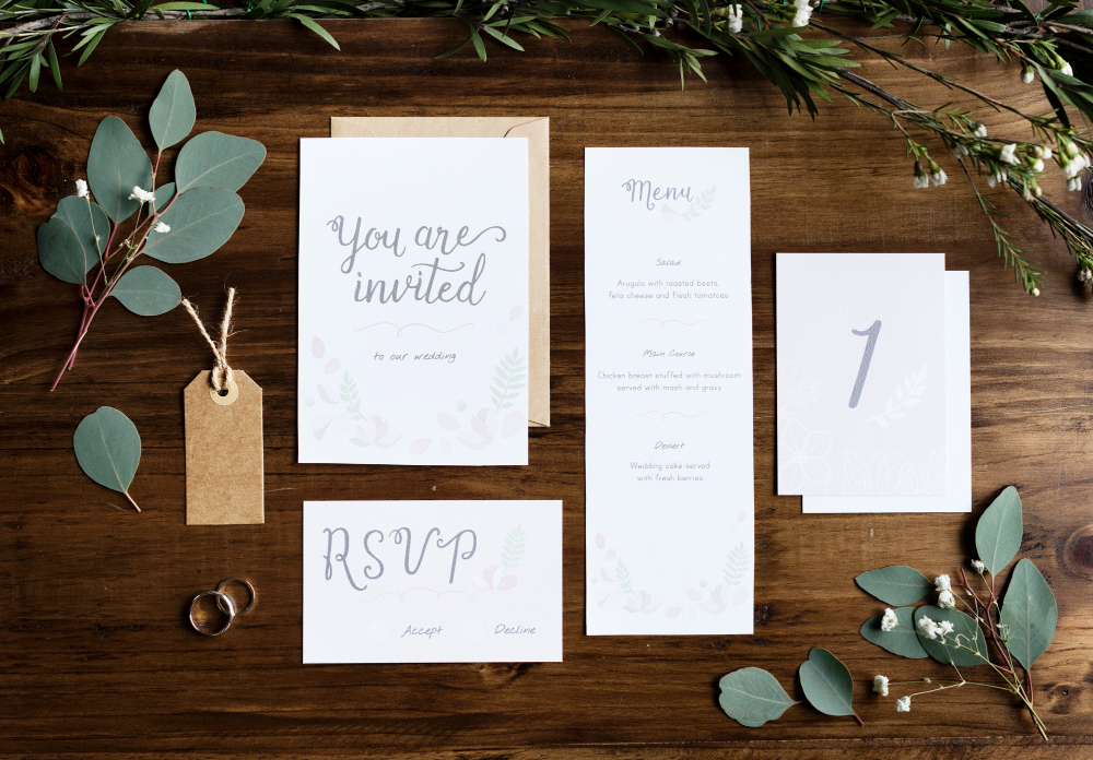 Your Complete Wedding Day Stationary