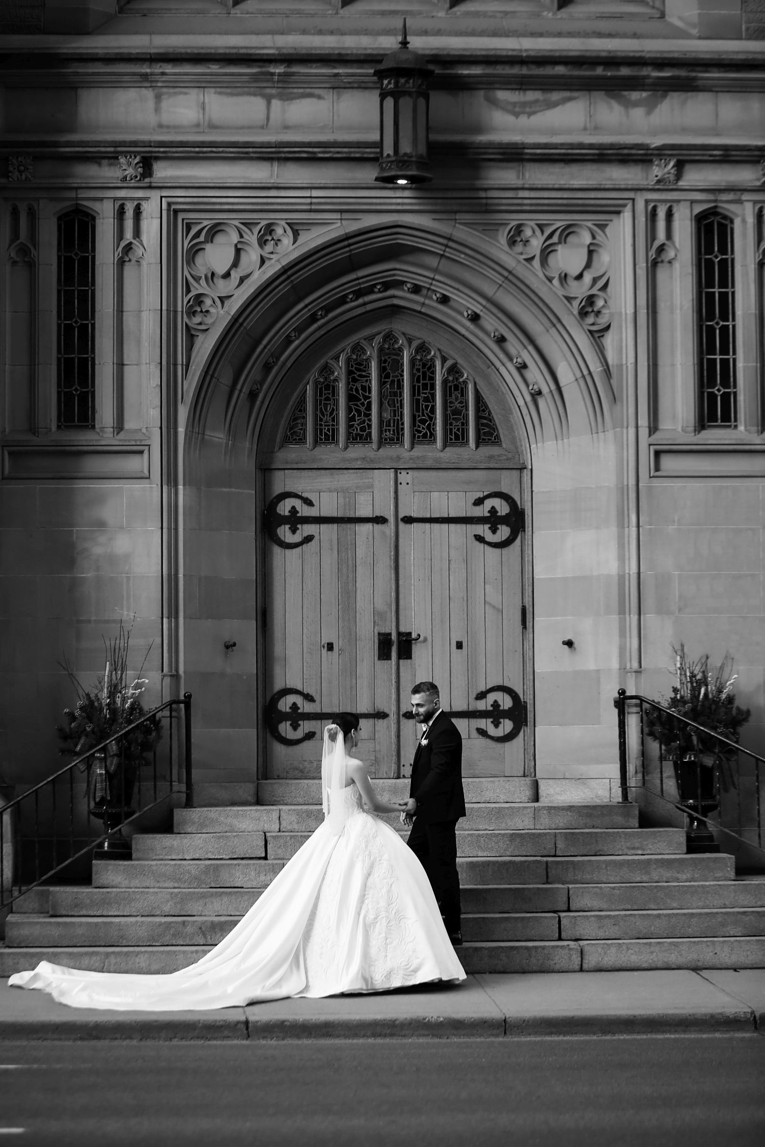 Sunset Skyline Calgary Wedding Wedding Photo 6