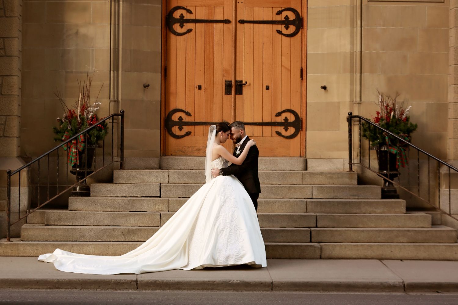 Sunset Skyline Calgary Wedding Wedding Photo 5