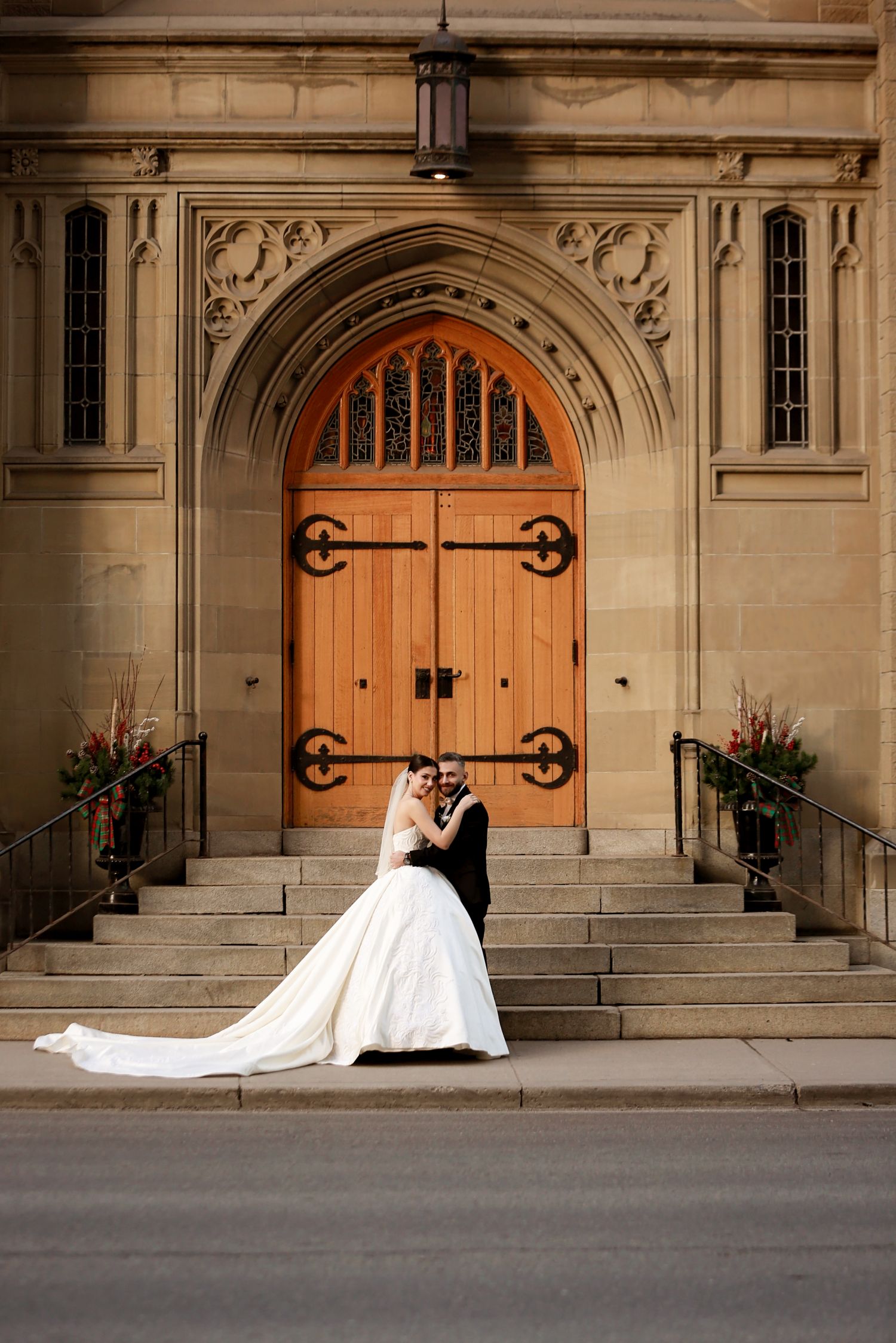 Sunset Skyline Calgary Wedding Wedding Photo 7