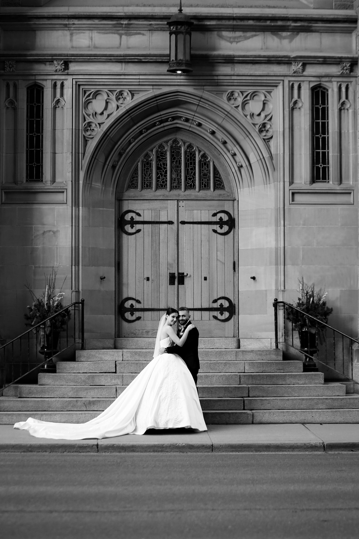 Sunset Skyline Calgary Wedding Wedding Photo 15