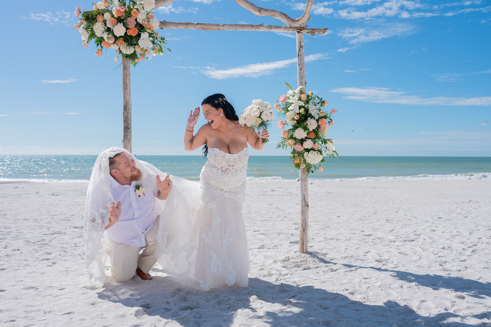 Sarah and Jose: Coastal Sophistication on Marco Island Wedding Photo 11