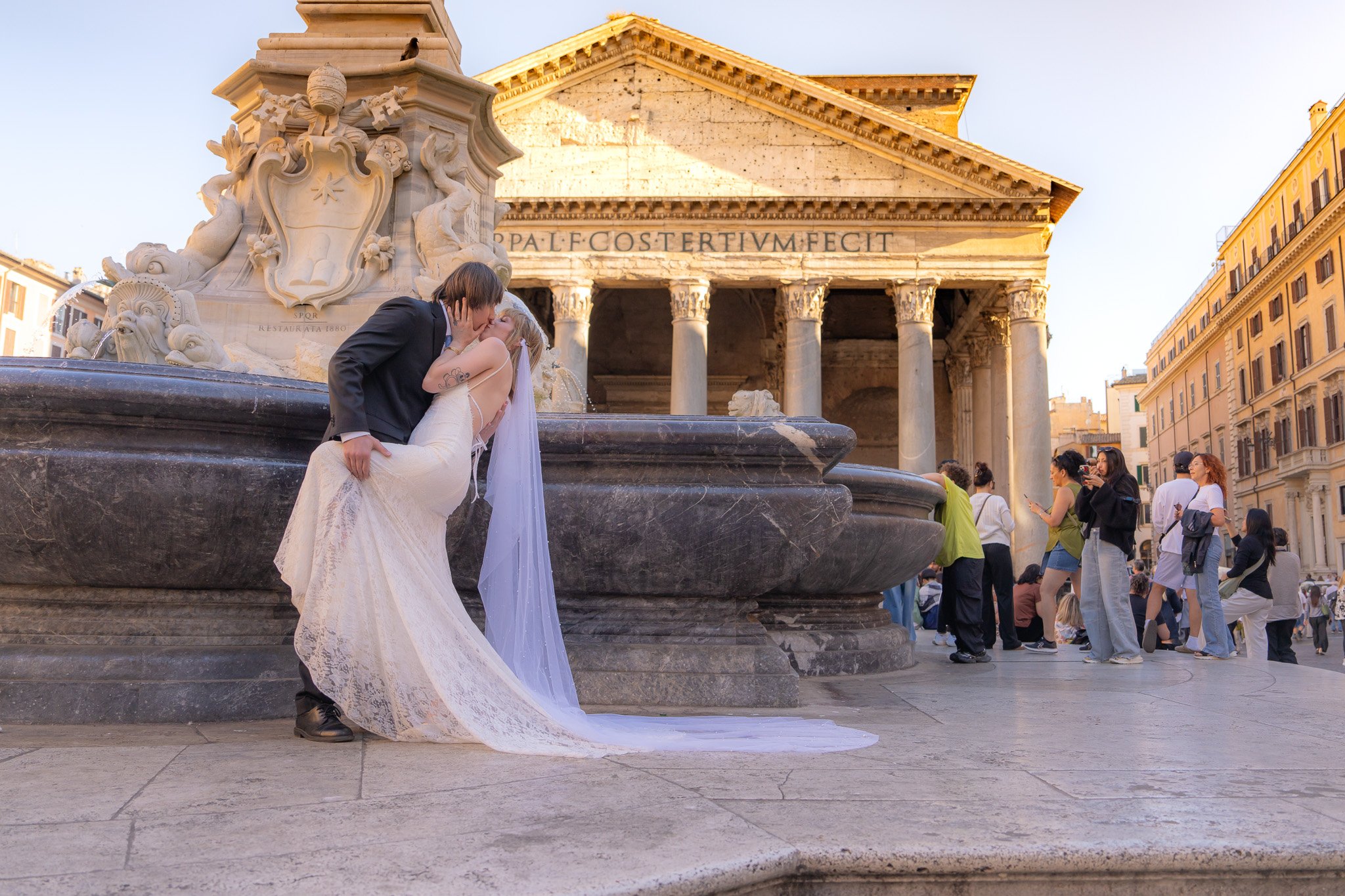 Natalie and Tristin: A Cinematic Roman Elopement