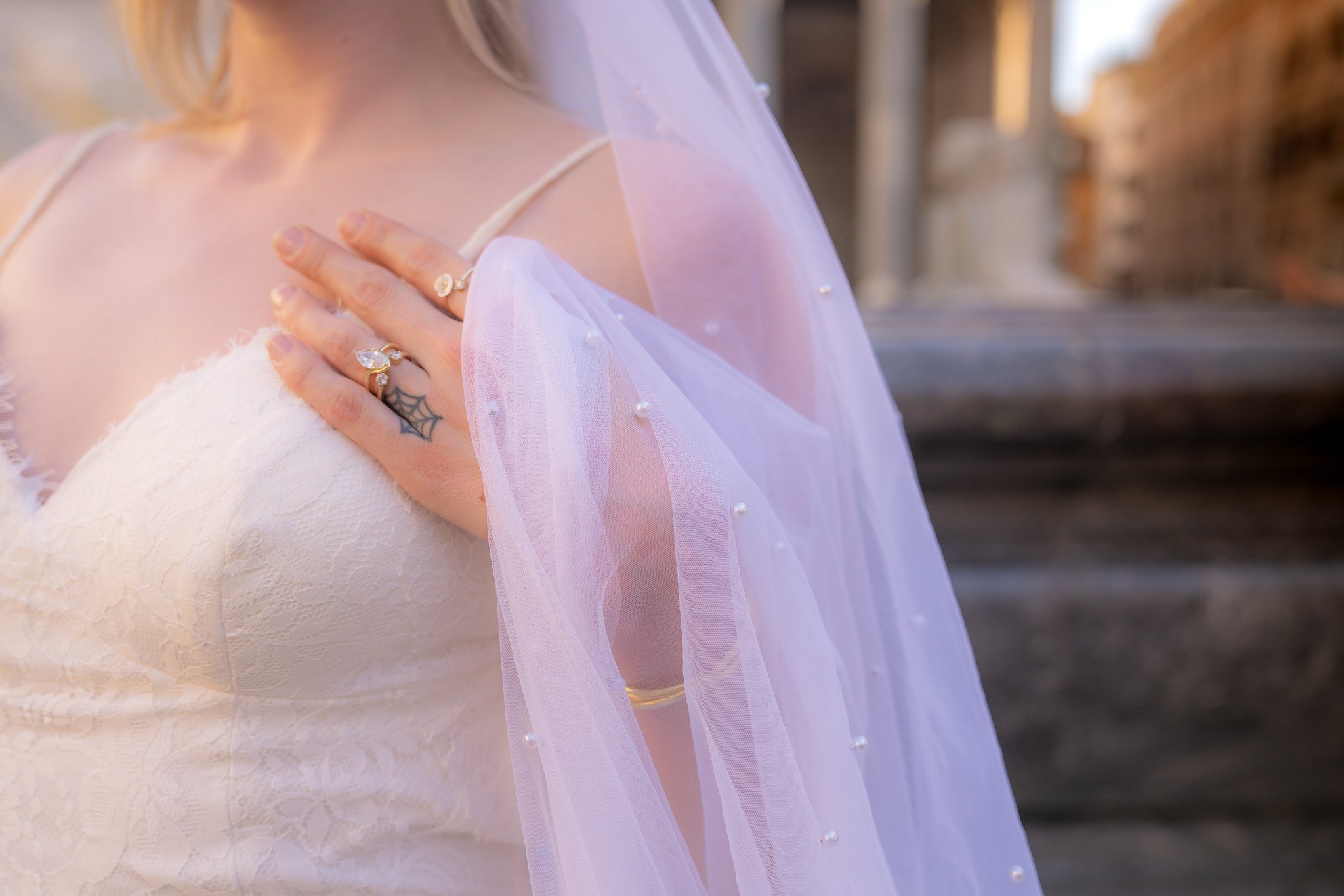 Natalie and Tristin: A Cinematic Roman Elopement Wedding Photo 13