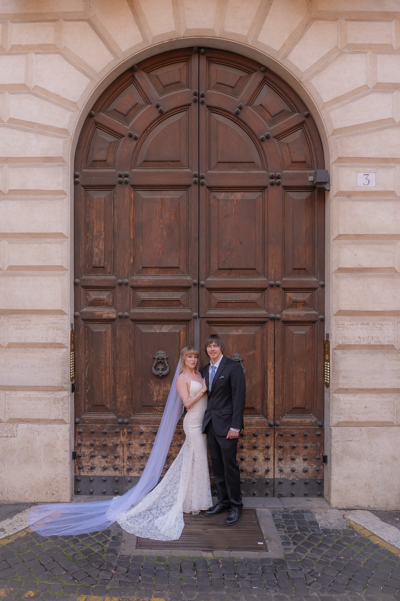 Natalie and Tristin: A Cinematic Roman Elopement Wedding Photo 15