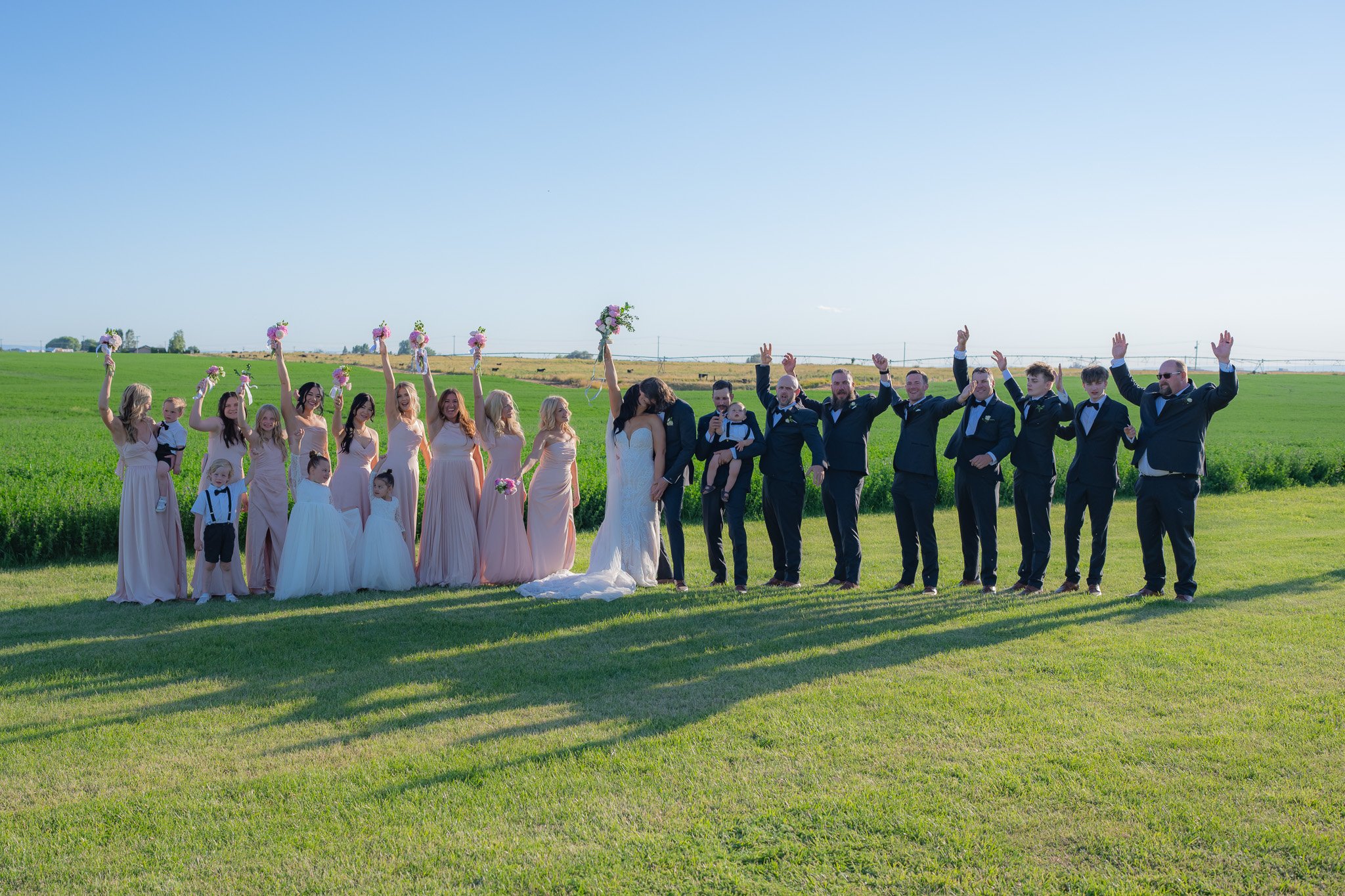 Kelly and Josh: Timeless Elegance in the Rolling Hills of Moses Lake Wedding Photo 10