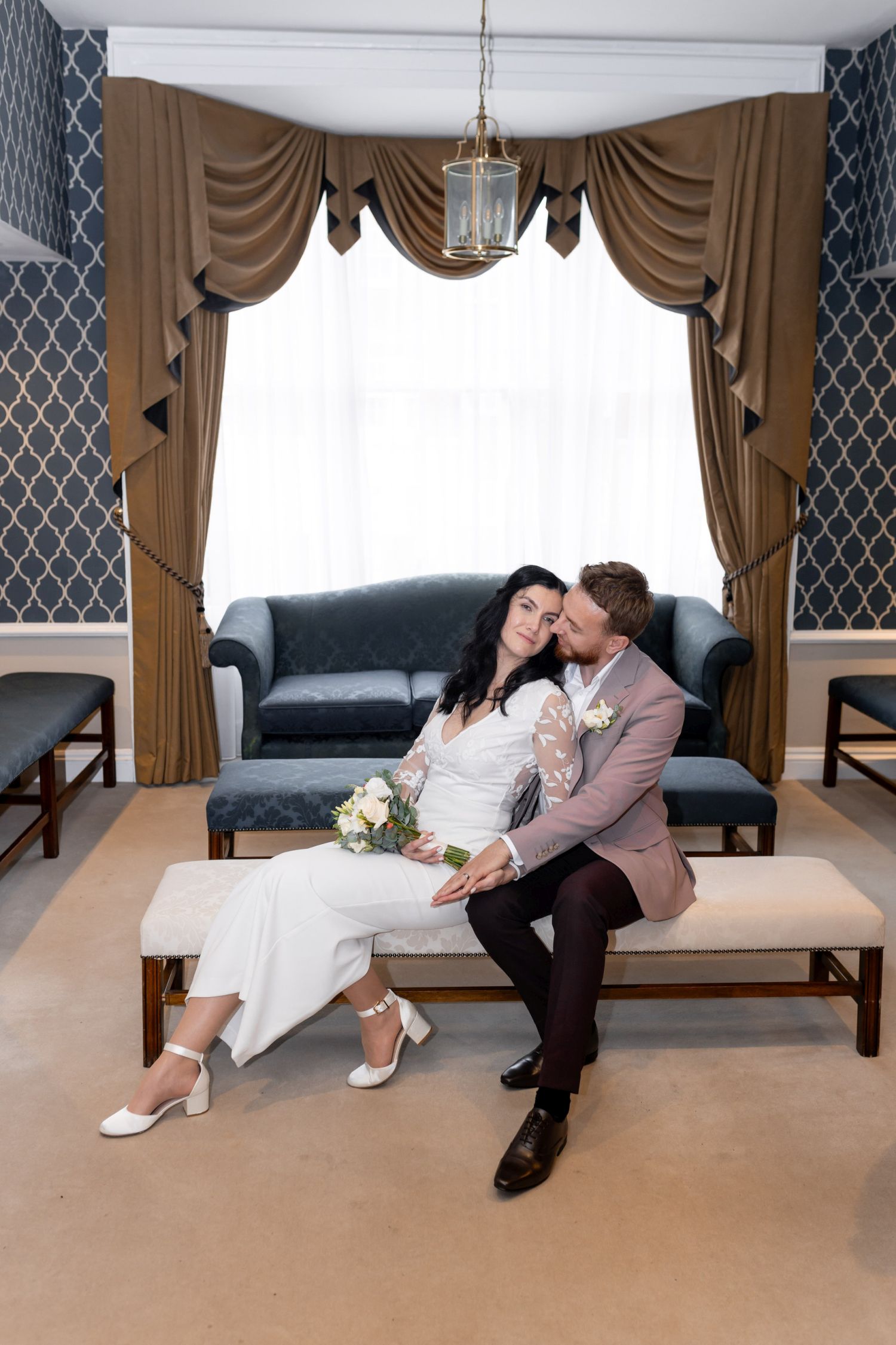 George and Olena: A Timeless Autumn Ceremony Wedding Photo 10