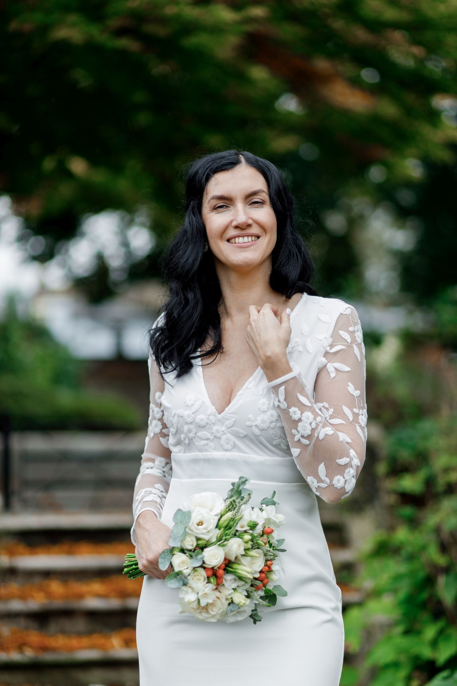 George and Olena: A Timeless Autumn Ceremony Wedding Photo 12