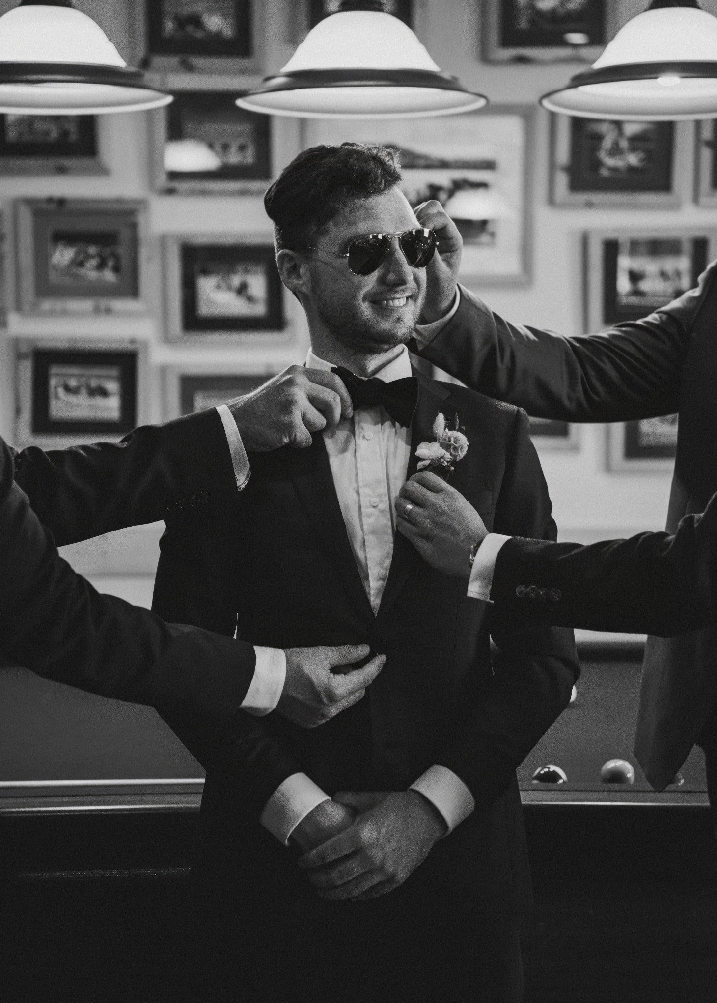 The Cinematic Collection: A Dramatic Visual Narrative Wedding Photo 5